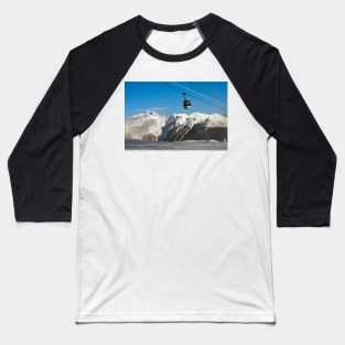 Courchevel 1850 3 Valleys Mont Blanc Alps France Baseball T-Shirt